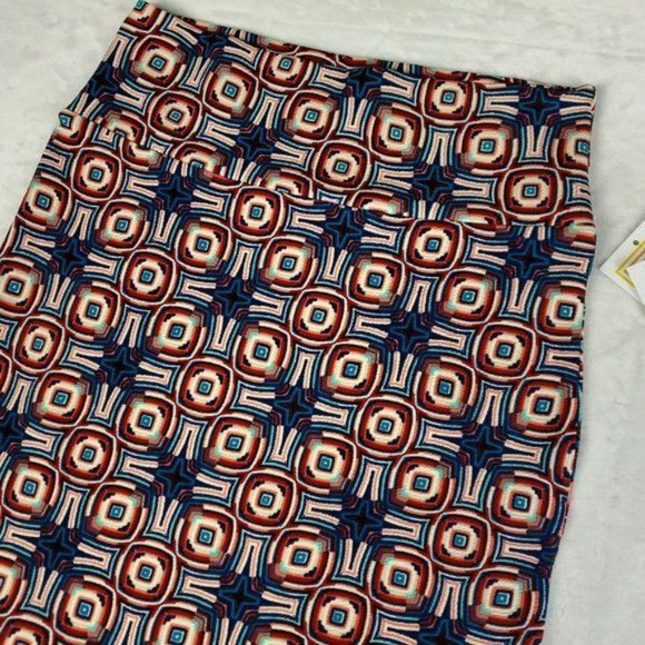 NWT LulaRoe Cassie Skirt Womens Size Small Multicolor Stretch - Picture 2 of 6